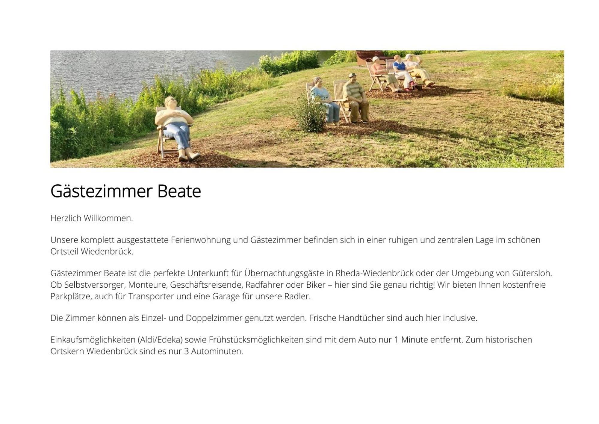 Gaestezimmer Beate Und Wiedenbrueck